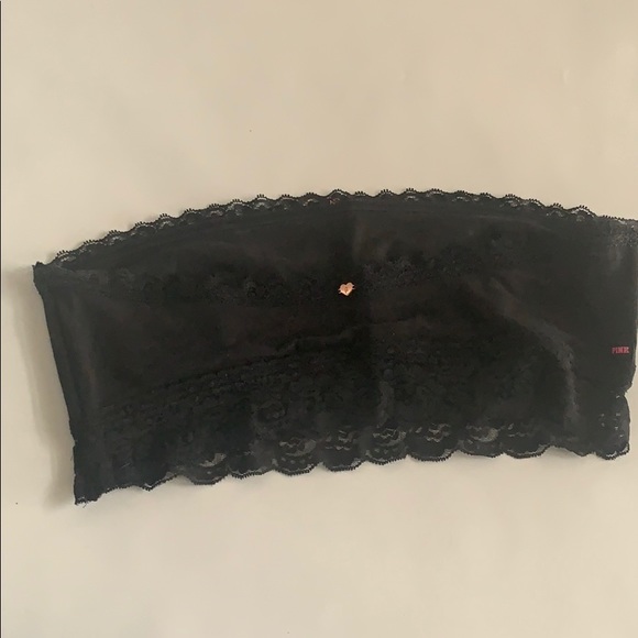 PINK Black Lace Bandeau - Picture 2 of 3